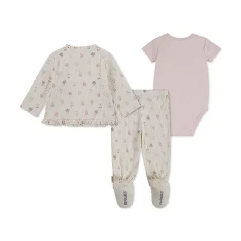 Huggies Baby Girls 3-pc. Pant Set