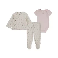 Huggies Baby Girls 3-pc. Pant Set