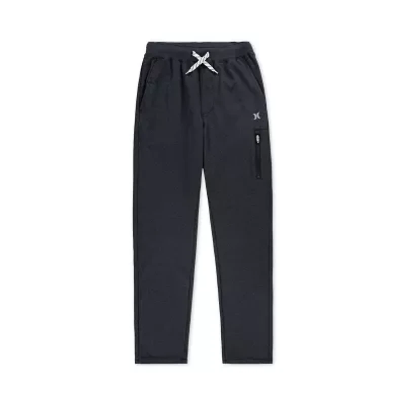 Hurley Big Kid Boys Quick Dry Straight Regular Fit Pull-On Pant