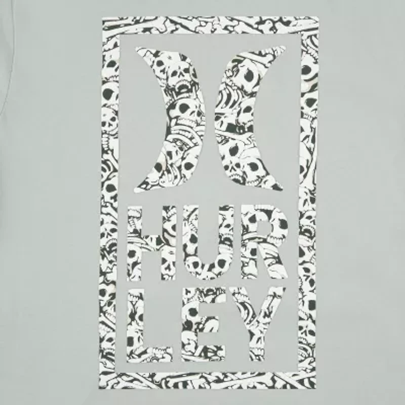 Hurley Big Kid Boys Crew Neck Short Sleeve Regular Fit Graphic T-Shirt