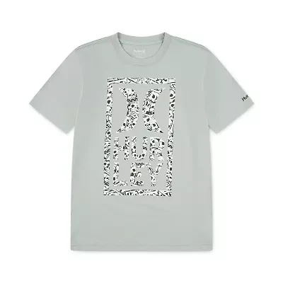 Hurley Big Kid Boys Crew Neck Short Sleeve Regular Fit Graphic T-Shirt
