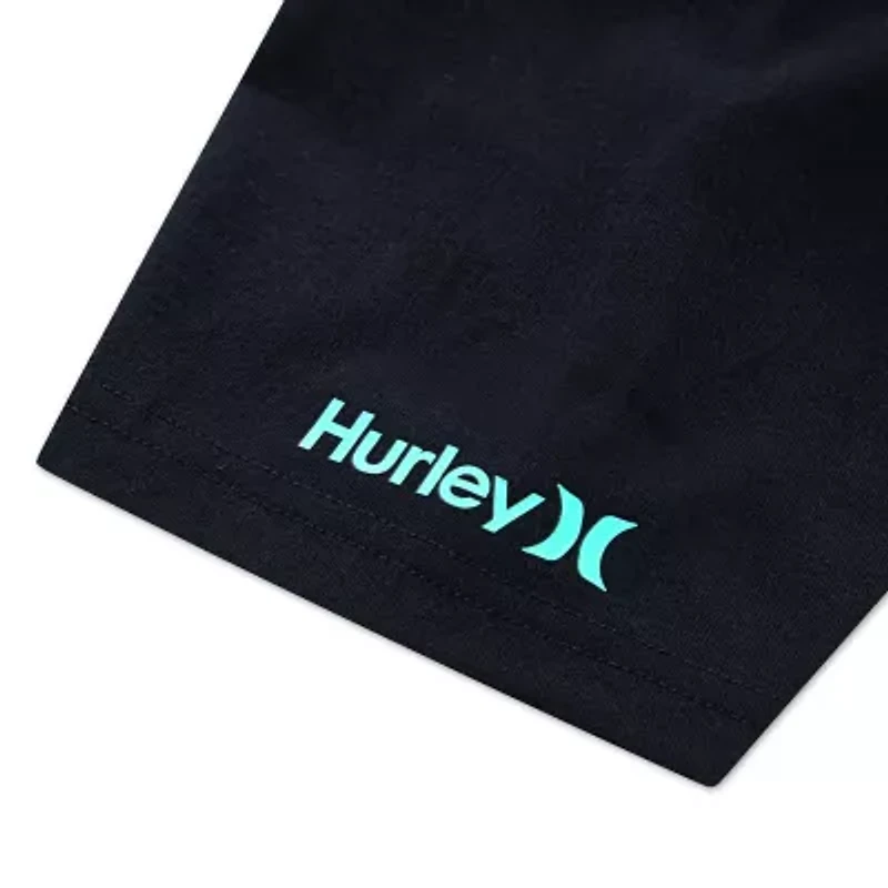 Hurley Big Kid Boys Crew Neck Short Sleeve Regular Fit Graphic T-Shirt