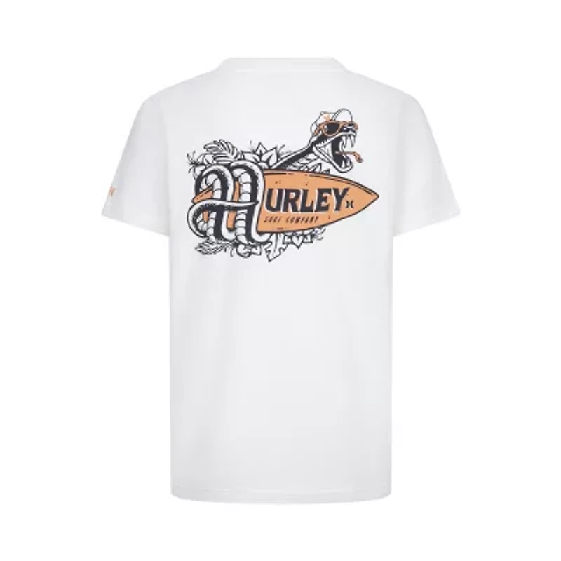 Hurley Big Kid Boys Crew Neck Short Sleeve Regular Fit Graphic T-Shirt