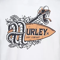 Hurley Big Kid Boys Crew Neck Short Sleeve Regular Fit Graphic T-Shirt
