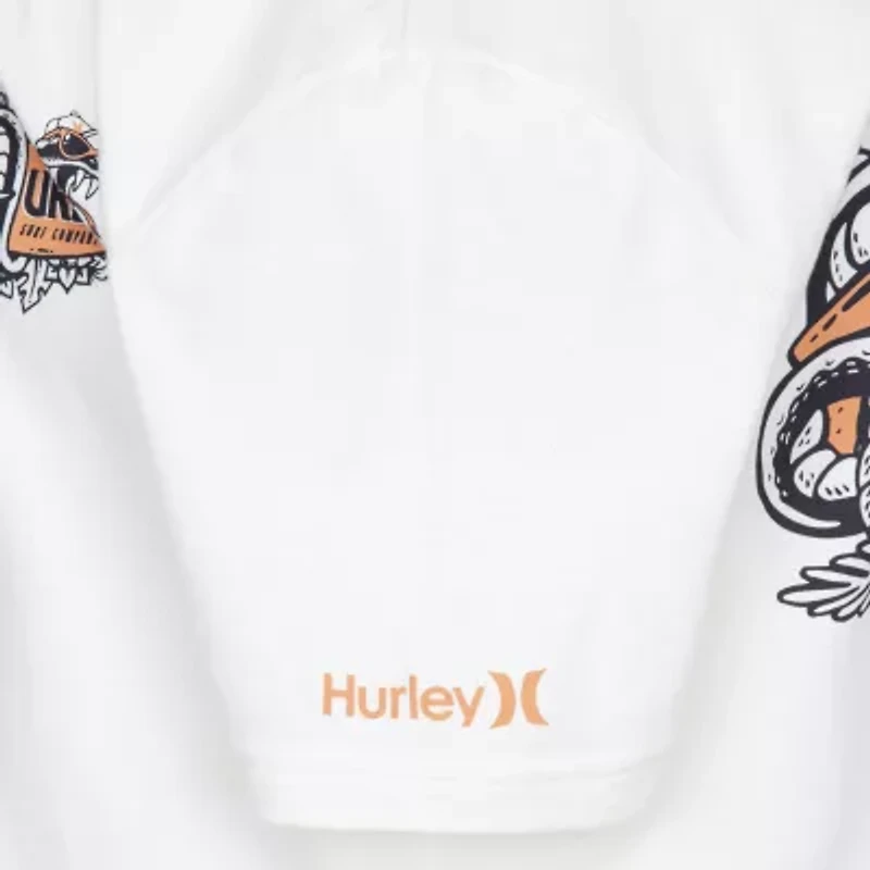 Hurley Big Kid Boys Crew Neck Short Sleeve Regular Fit Graphic T-Shirt