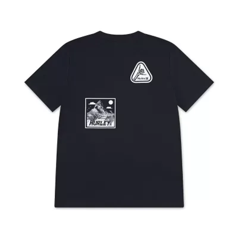 Hurley Big Kid Boys Crew Neck Short Sleeve Regular Fit Graphic T-Shirt