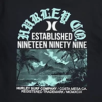 Hurley Big Kid Boys Crew Neck Long Sleeve Regular Fit Graphic T-Shirt