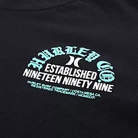 Hurley Big Kid Boys Crew Neck Long Sleeve Regular Fit Graphic T-Shirt