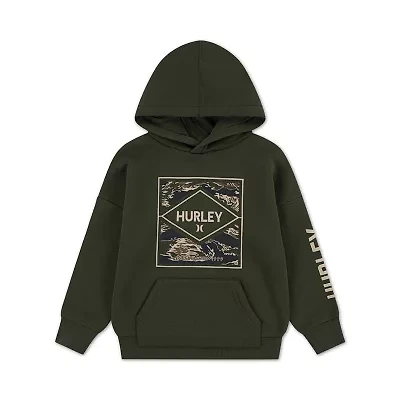 Hurley Big Kid Boys Long Sleeve Fleece Hoodie