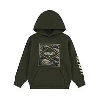 Hurley Big Kid Boys Long Sleeve Fleece Hoodie