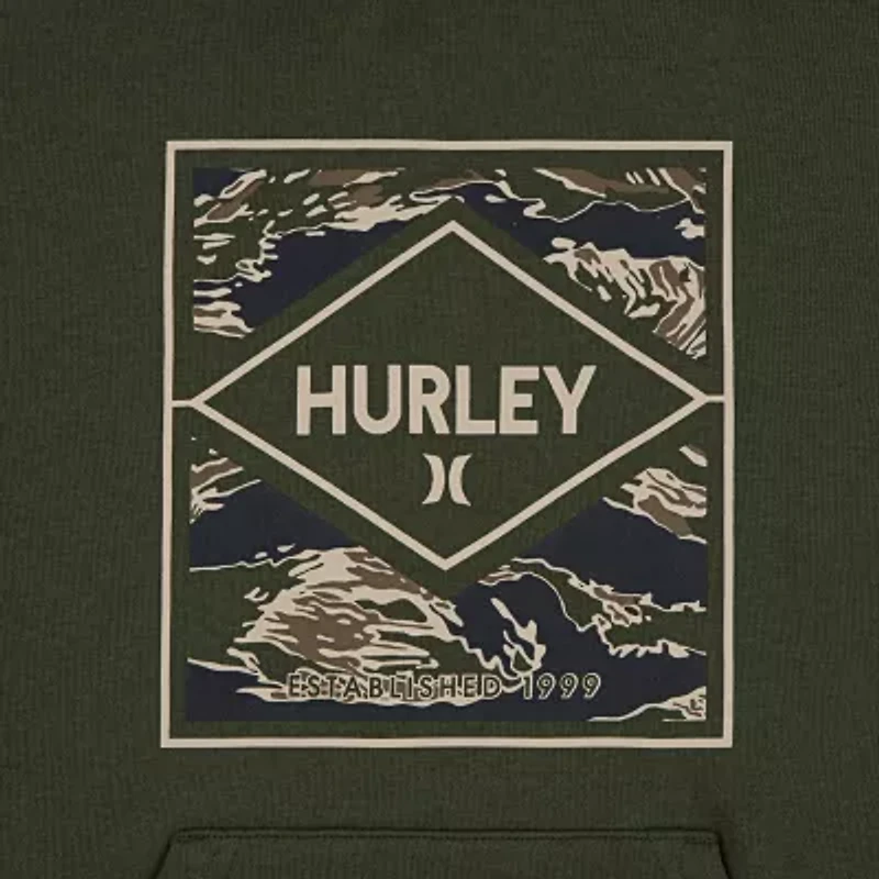 Hurley Big Kid Boys Long Sleeve Fleece Hoodie
