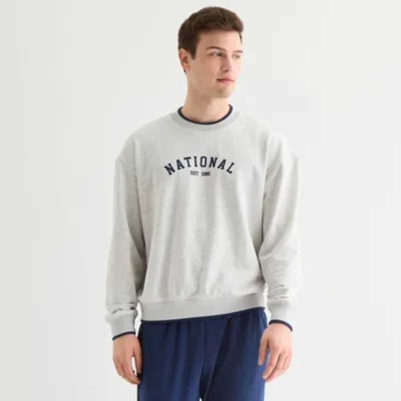 Xersion Mens Crew Neck Long Sleeve Sweatshirt