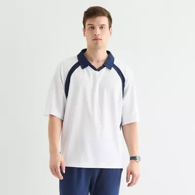 Xersion Jersey Mens Regular Fit Short Sleeve Polo Shirt