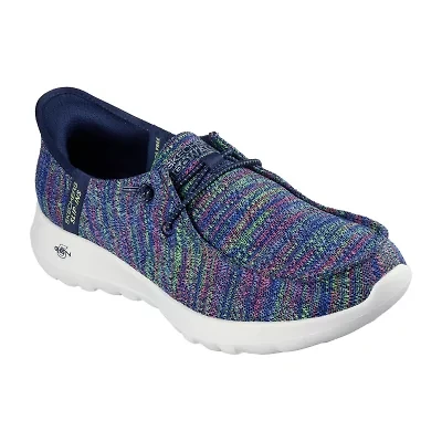 Skechers Womens Go Walk Joy Halen Hands Free Slip-Ins Slip-On Walking Shoes