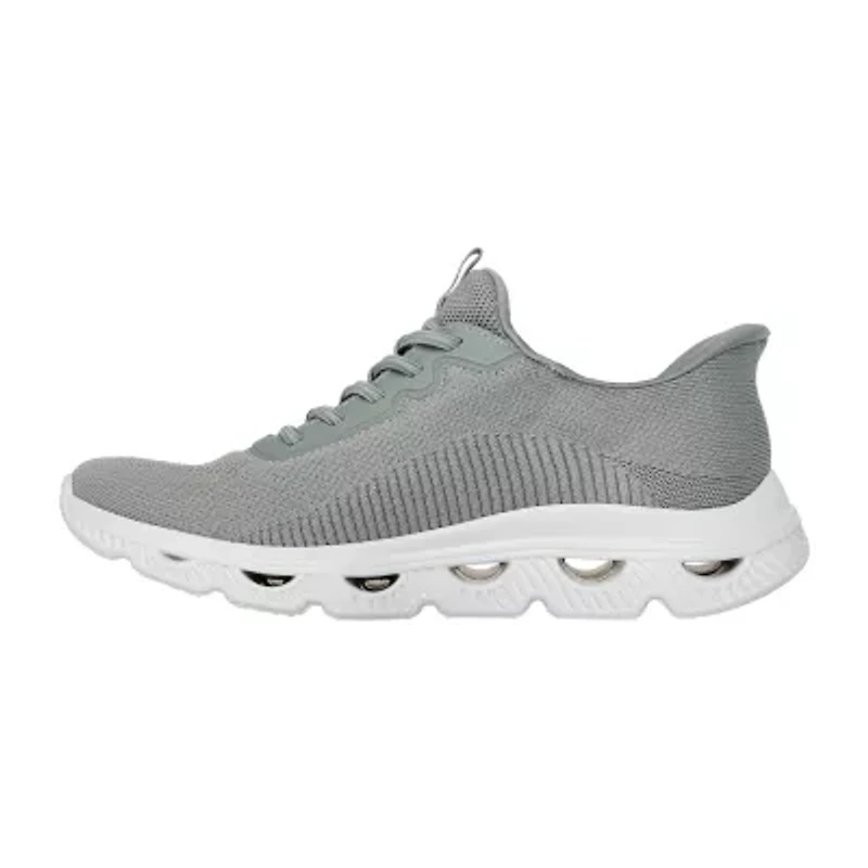 Skechers Bobs Hands Free Slip-Ins Arc Waves Womens Slip-On Walking Shoes