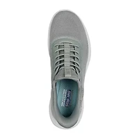Skechers Bobs Hands Free Slip-Ins Arc Waves Womens Slip-On Walking Shoes