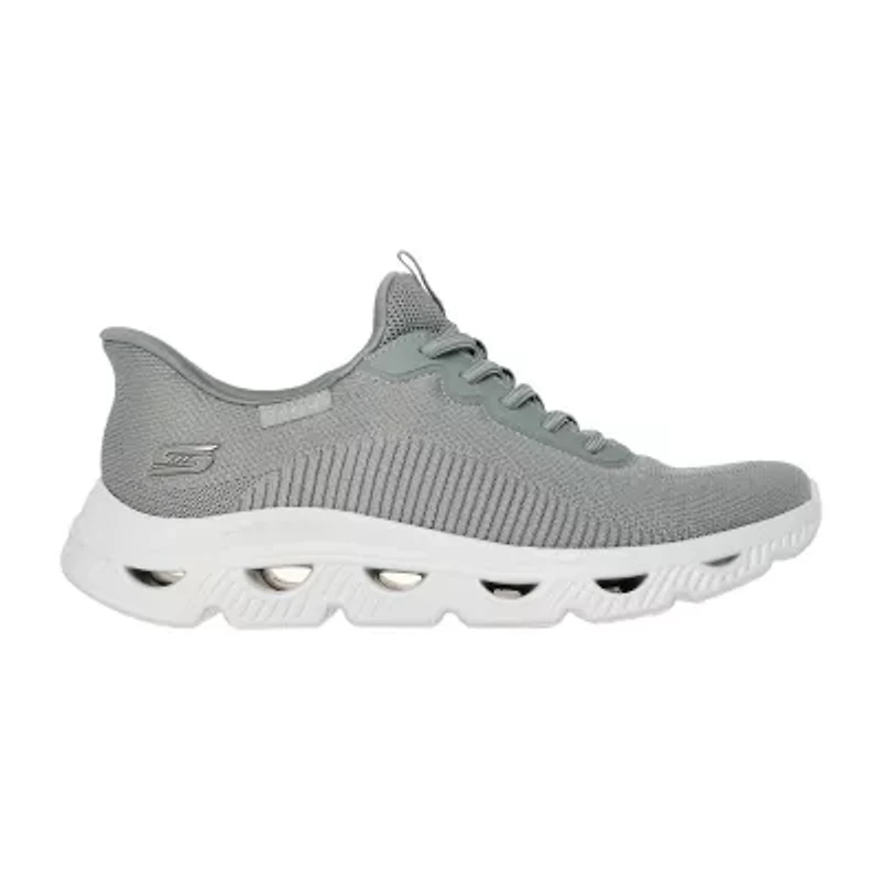 Skechers Bobs Hands Free Slip-Ins Arc Waves Womens Slip-On Walking Shoes