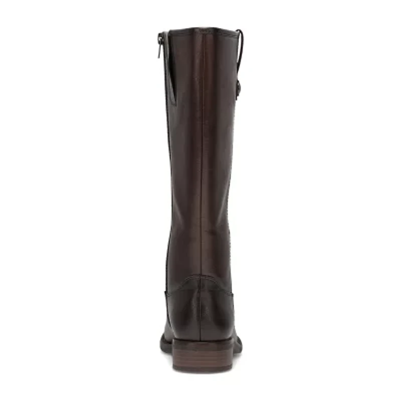 Frye and Co. Womens Charlize Stacked Heel Riding Boots