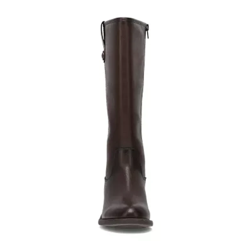 Frye and Co. Womens Charlize Stacked Heel Riding Boots