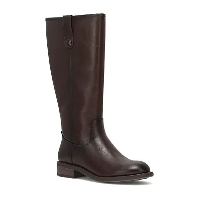 Frye and Co. Womens Charlize Stacked Heel Riding Boots