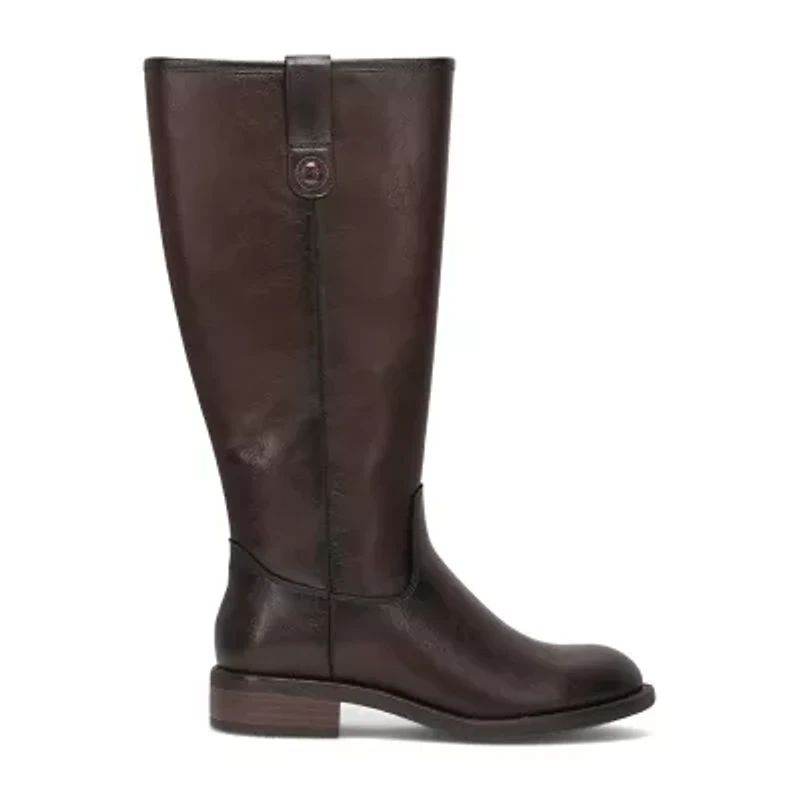 Frye and Co. Womens Charlize Stacked Heel Riding Boots