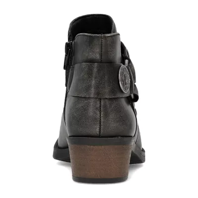 Frye and Co. Womens Helia Stacked Heel Booties