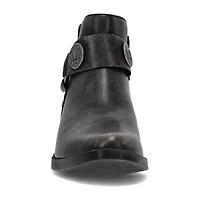 Frye and Co. Womens Helia Stacked Heel Booties