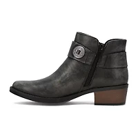 Frye and Co. Womens Helia Stacked Heel Booties