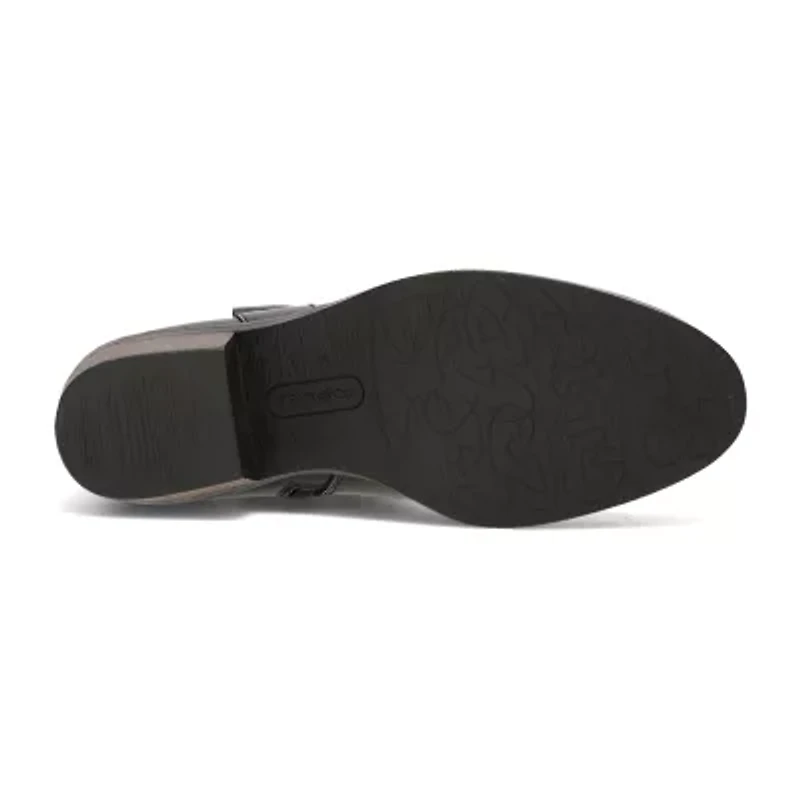 Frye and Co. Womens Helia Stacked Heel Booties