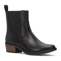 Frye and Co. Womens Helmi Flat Heel Booties