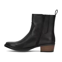 Frye and Co. Womens Helmi Flat Heel Booties