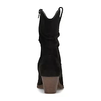 Frye and Co. Womens Talvi Stacked Heel Slouch Boots