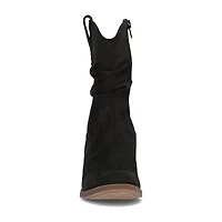 Frye and Co. Womens Talvi Stacked Heel Slouch Boots