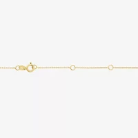 Diamond Addiction (G-H Womens 1/3 CT. T.W. Lab Grown White Diamond 10K Gold Curved 16 Inch Pendant Necklace