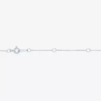 (G-H / Si2 - I1) Womens 1/3 CT. T.W. Lab Grown White Diamond 10K White Gold 16 Inch Pendant Necklace