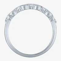 (G-H / Si2-I1)												 Womens 1/10 CT. T.W. Lab Grown White Diamond 10K Gold Wedding Band