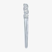 (G-H / Si2-I1)												 Womens 1/10 CT. T.W. Lab Grown White Diamond 10K Gold Wedding Band