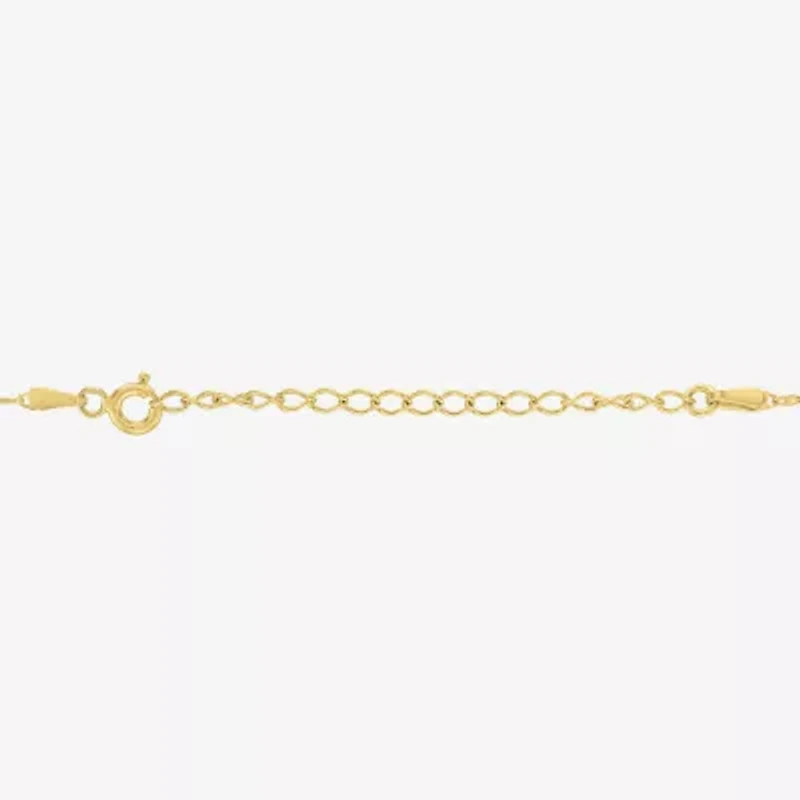 Diamond Addiction (G-H, Si2-I1) Womens 1/10 CT. T.W. Lab Grown White Diamond 14K Gold Over Silver Round 16 Inch Pendant Necklace