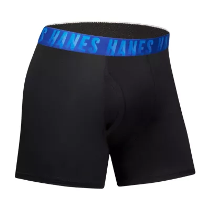 Hanes Moves Stretch Bonus Pack Little & Big Kid Boys 6 Boxer Briefs Bu9xb6