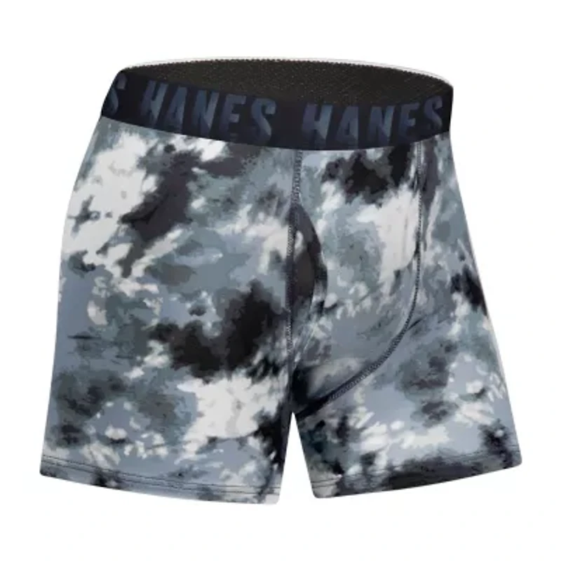 Hanes Moves Stretch Bonus Pack Little & Big Kid Boys 6 Boxer Briefs Bu9xb6