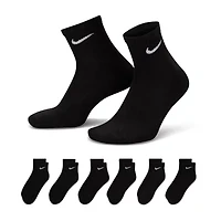 Nike Everyday Cushioned Unisex Adult Multi-Pack Pair Quarter Ankle Socks