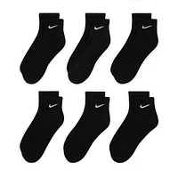 Nike Everyday Cushioned Unisex Adult Multi-Pack Pair Quarter Ankle Socks
