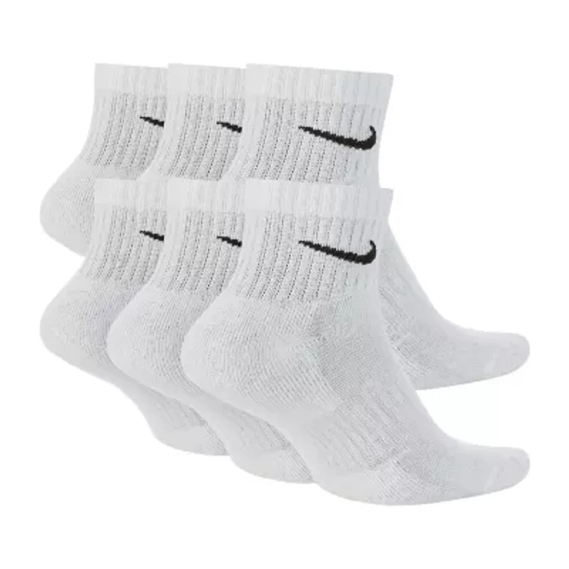 Nike Everyday Cushioned Unisex Adult Multi-Pack Pair Quarter Ankle Socks