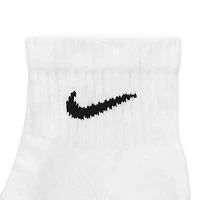 Nike Everyday Cushioned Unisex Adult Multi-Pack Pair Quarter Ankle Socks