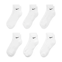 Nike Everyday Cushioned Unisex Adult Multi-Pack Pair Quarter Ankle Socks