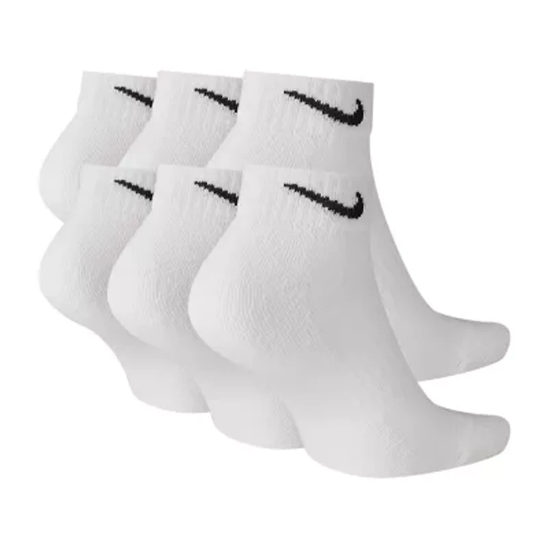 Nike Everyday Cushioned Unisex Adult Multi-Pack 6 Pair Low Cut Socks