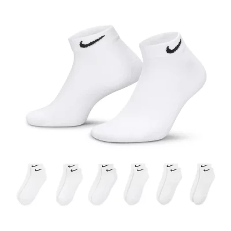 Nike Everyday Cushioned Unisex Adult Multi-Pack 6 Pair Low Cut Socks