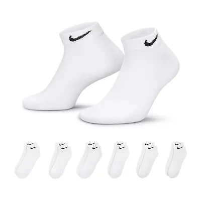Nike Everyday Cushioned Unisex Adult Multi-Pack 6 Pair Low Cut Socks