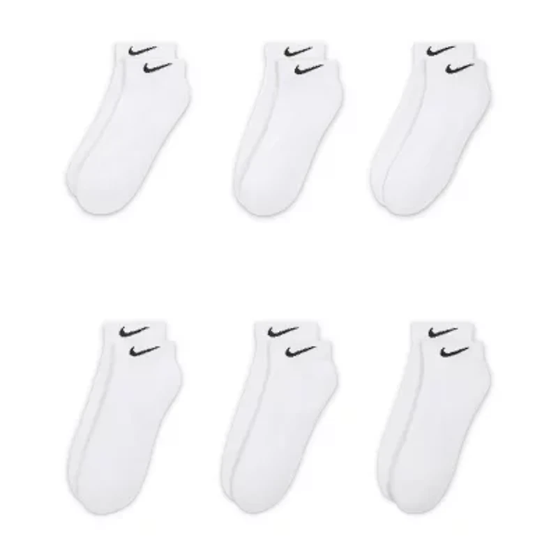 Nike Everyday Cushioned Unisex Adult Multi-Pack 6 Pair Low Cut Socks