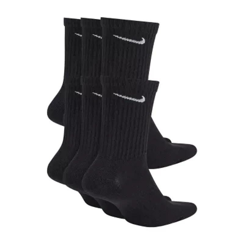 Nike Everyday Cushioned Unisex Adult 6 Pair Crew Socks